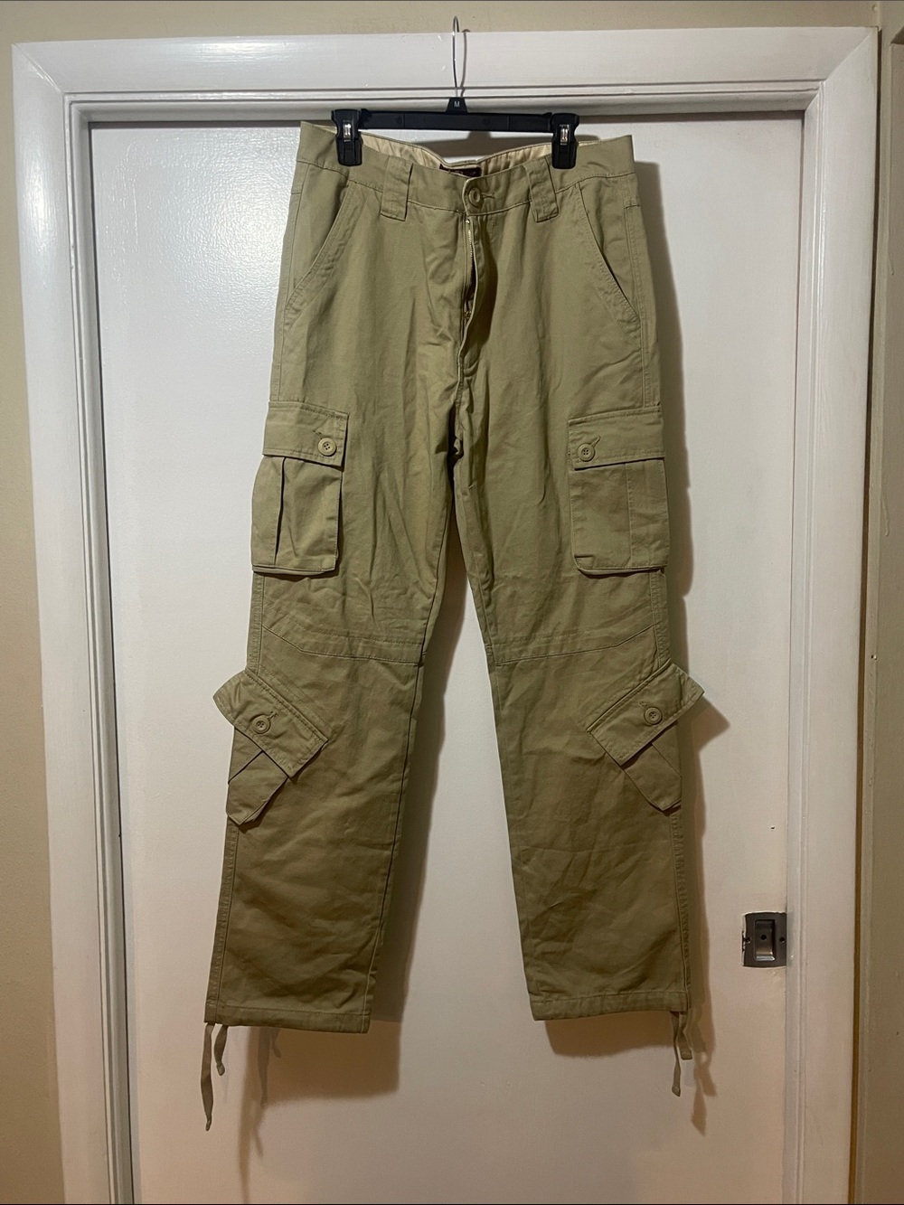 Match  & Matchstick Men's Khaki Cargo Pants - Olive-Tan Utility size 34 NWT